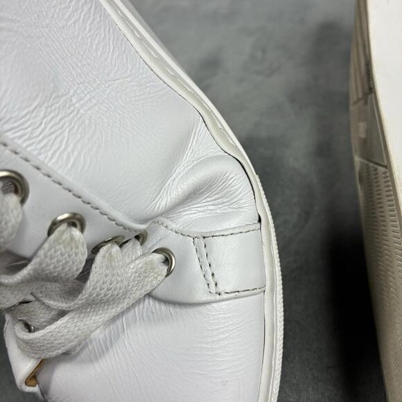 Thursday Boot Company Premier Low Top White Leather Sneakers Womens Size 6 - Picture 10 of 15
